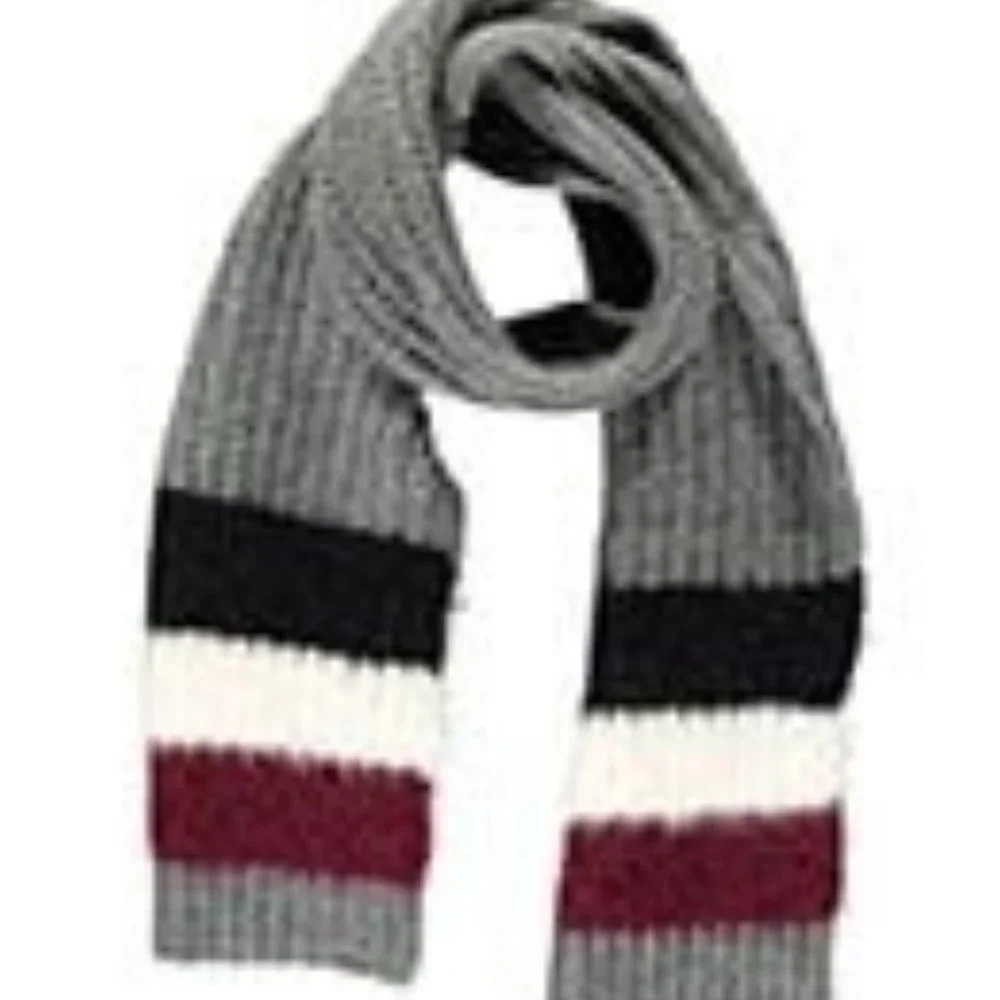 🧣NWT Oblong Color Block Scarf - Picture 3 of 5